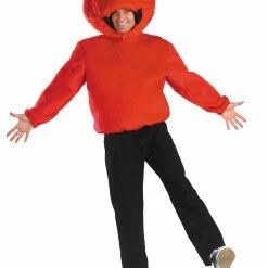 Disguise Sesame Street Elmo Top And Headpiece Adult Teen Costume Costumes
