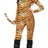 Leg Avenue Costumes Women's Wild Tigress Catsuit Tiger Costume