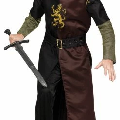 Fun World Valiant Knight Adult Costume, Plus Size Costumes