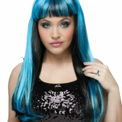 Fun World Wigs & Beards Natural 'N Neon Wig