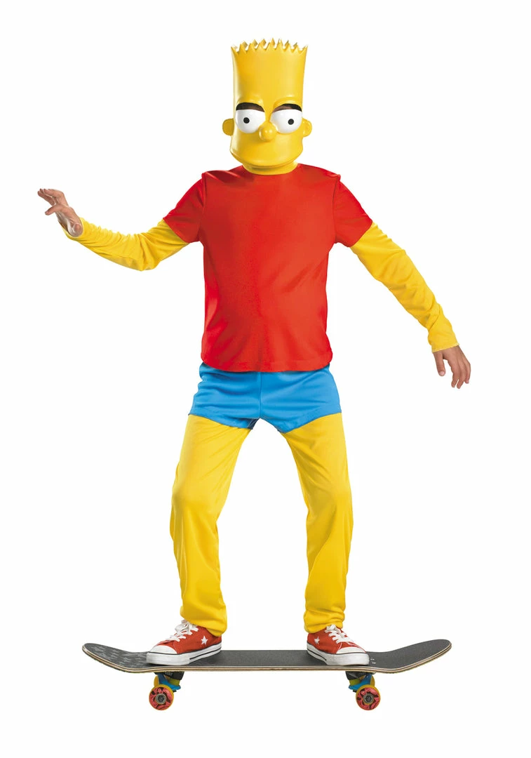 Disguise The Simpsons Bart Simpson Deluxe Child Costume And Mask 3 Disguise The Simpsons Bart Simpson Deluxe Child Costume And Mask
