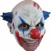 Ghoulish Clown Latex Mask W- Blue Hair Masks