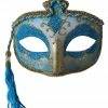 Seasonal Visions Women's Tasseled Mardi Gras Mask Masks