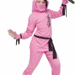 Fun World Pink Ninja Child Costume Costumes