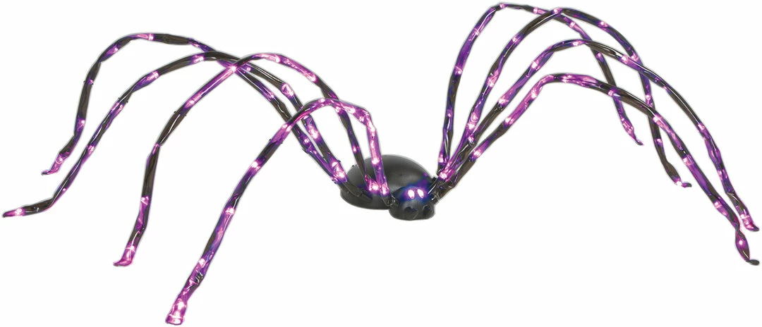 Gemmy Lighted Spider-purple Decorations & Props 3 Gemmy Lighted Spider-purple Decorations & Props