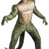 Disguise Marvel Lizard Man Classic Muscle Adult Men's Lizard Costume Costumes