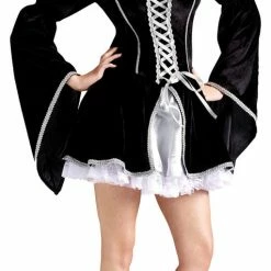 Fun World Midnight Masquerade Adult Costume, Smail (4-6)