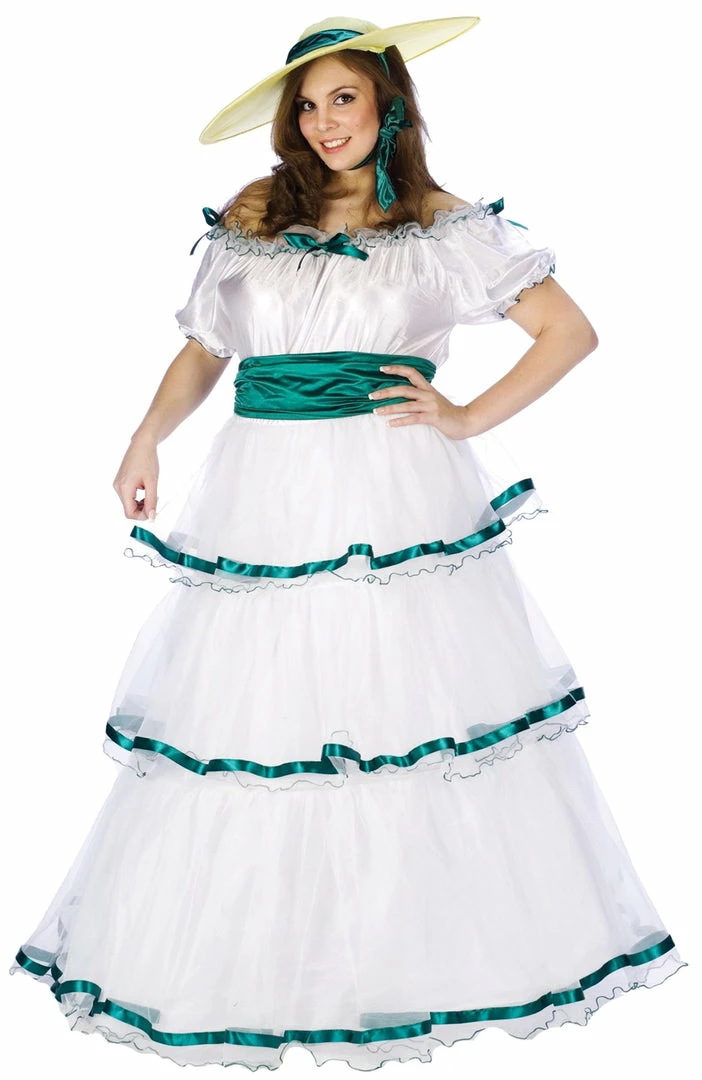 Fun World Southern Bell Adult Costume, Plus Size 3 Fun World Southern Bell Adult Costume, Plus Size
