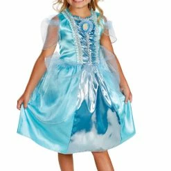 Disguise Cinderella Sparkle Classic Girl's & Toddler Costume Dress