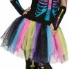 Fun World Costumes Funky Punk Bones Adult Costume, Plus Size (16-22)