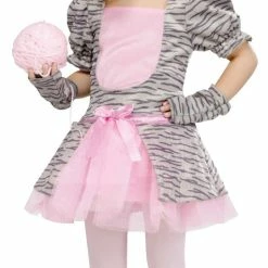 Fun World Grey Kitten Toddler Costume, 3T-4T Costumes