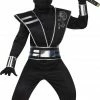 Fun World Silver Mirror Ninja Child Costume Costumes