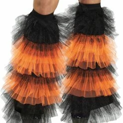 Fun World Accessories Boot Covers Tulle Ruffle