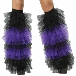 Fun World Accessories Boot Covers Tulle Ruffle