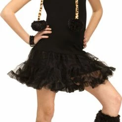 Fun World Animal Hoodie & Boot Cover Set Child Leopard Hats & Headpieces