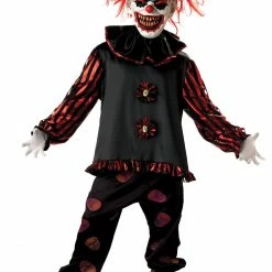 Seasonal Visions Carver The Clown Child Costume & Mask