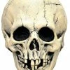 Trick Or Treat Studios Night Owl Skull White Latex Mask Masks