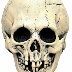 Trick Or Treat Studios Night Owl Skull White Latex Mask Masks