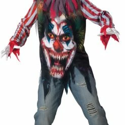 InCharacter Costumes Boy's Big Top Terror Child Clown Costume & Mask