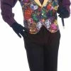 Forum Novelties Mardi Gras Vest Bow Tie