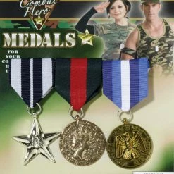 Forum Novelties Medals Combat Hero 3 Set