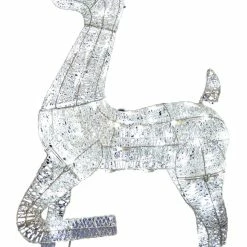 Seasonal Visions Buck Wire Frame 48 Inches Christmas Light UpYard Decoration Decorations & Props