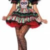 Leg Avenue Costumes Women's Day Of Dead Doll Costume 2 Leg Avenue Costumes Women's Day Of Dead Doll Costume