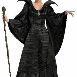 Disguise Costumes Disney Maleficent Movie Women's Black Costume & Horned Headpiece