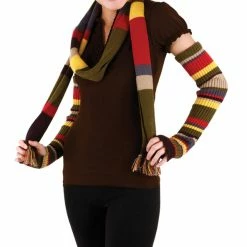 Elope Dr Who 4th Doctor Who Arm Warmers TV & Movie Costumes