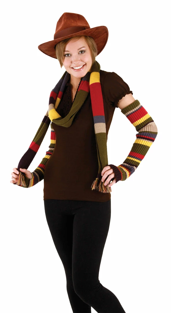 Elope Dr Who 4th Doctor Who Arm Warmers TV & Movie Costumes 3 Elope Dr Who 4th Doctor Who Arm Warmers TV & Movie Costumes