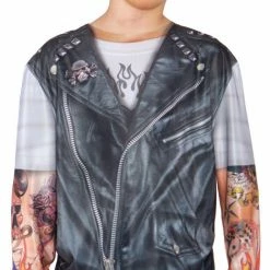 Underwraps Costumes Biker Shirt Child Costume