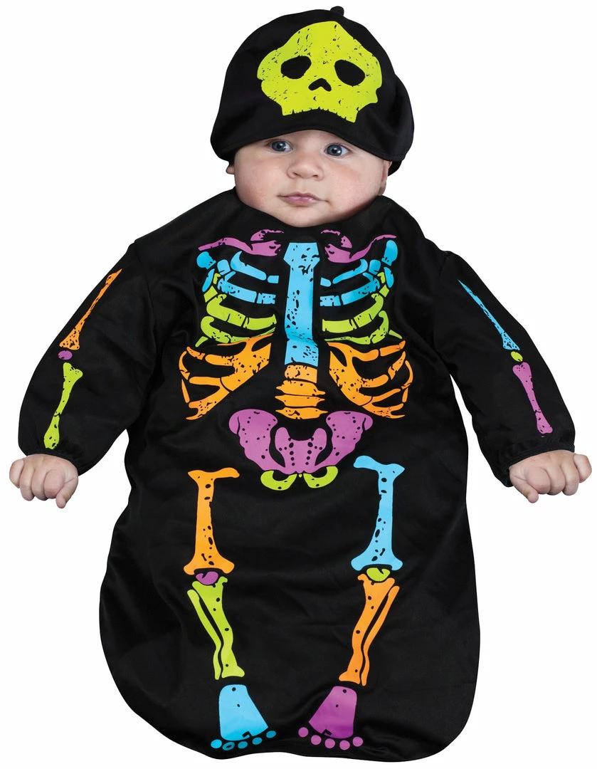 Fun World Costumes Skelebaby Bunting Baby Costume, 0-9 Months 3 Fun World Costumes Skelebaby Bunting Baby Costume, 0-9 Months