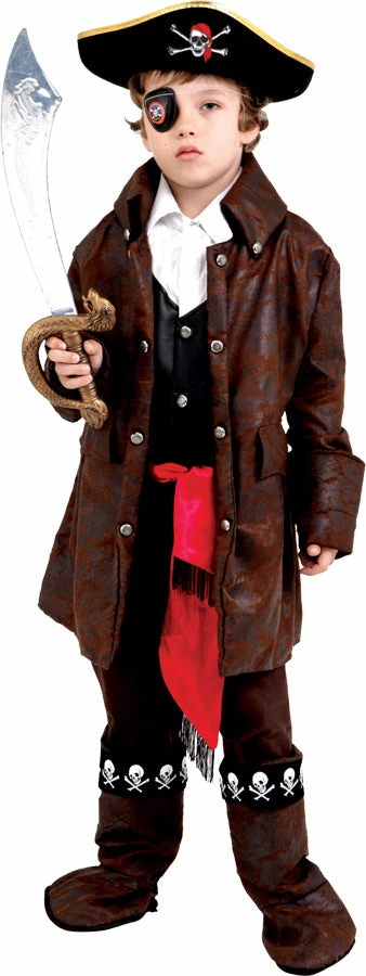 Dress Up America Costumes Caribbean Boy Pirate 3 Dress Up America Costumes Caribbean Boy Pirate