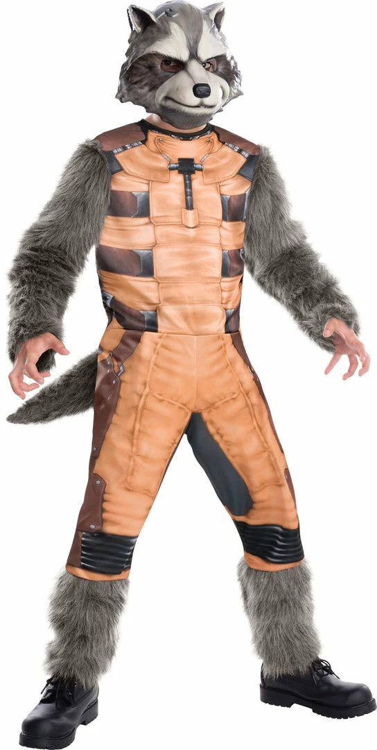 Rubie's Guardians Of The Galaxy, Deluxe Rocket Raccoon Child Costume Costumes 3 Rubie's Guardians Of The Galaxy, Deluxe Rocket Raccoon Child Costume Costumes