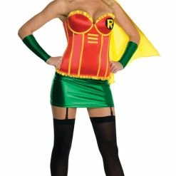 Rubie's Batman And Robin, Women's Sexy Deluxe Robin Corset Costume Costumes