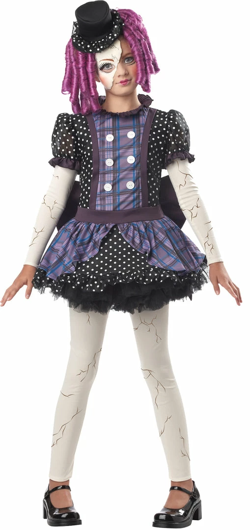 California Costumes Girl's Broken Doll Child Costume 3 California Costumes Girl's Broken Doll Child Costume