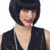 California Costumes Flapper Black Wig