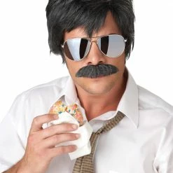 California Costumes 1960's Costumes 70's Ace Detective Wig