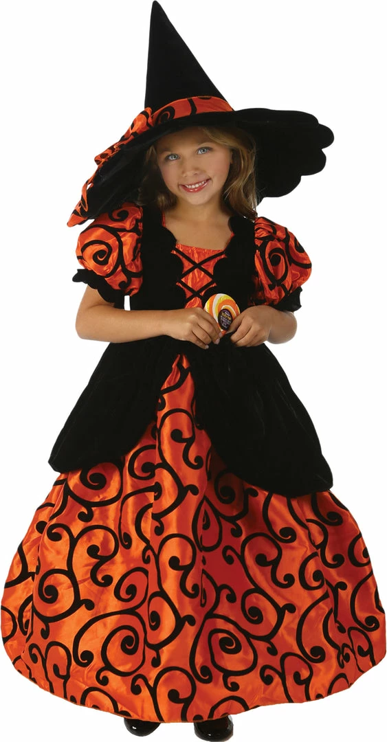 Princess In Paradise Costumes Orange & Black Witch Child Costume 3 Princess In Paradise Costumes Orange & Black Witch Child Costume