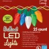Golden Bay 25 Count C9 Ceramic Style Christmas Holiday Indoor/Outdoor Lights 1 Golden Bay 25 Count C9 Ceramic Style Christmas Holiday Indoor/Outdoor Lights