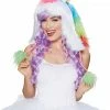 Seasonal Visions Kit Hood Unicorn Rainbow Hooded Hat Sci-Fi Costumes