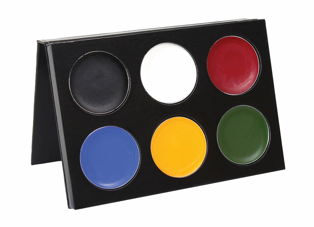 Mehron Mask Color Palette - 6 Colors Makeup & SFX 4 Mehron Mask Color Palette - 6 Colors Makeup & SFX