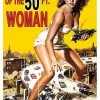 Paper Magic Decorations & Props Vintage Attack Of The 50 FT. Woman Movie Poster Licensed