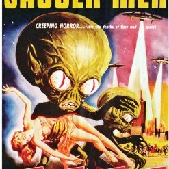 Paper Magic Vintage Invasion Of Saucer-Men Poster Licensed Horror Movie Costumes