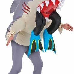 Gemmy Costumes Shark And Diver Legs Costume Inflatable