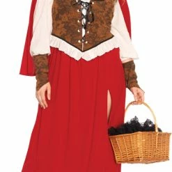 Leg Avenue Costumes Red Riding Hood Plus Size Women's Costume & Cape