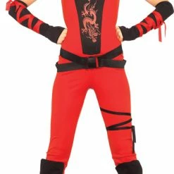 Leg Avenue Women's Red Ninja Assassin Costume
