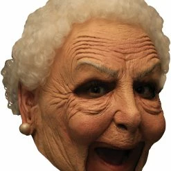 Ghoulish Masks Nanny Deluxe Realistic Chinless Latex Mask