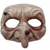 Ghoulish Wart Wizard Latex Half Mask