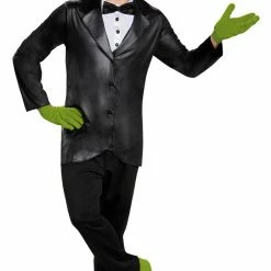 Disguise The Muppets Kermit Deluxe Adult Costume & Headpiece Costumes